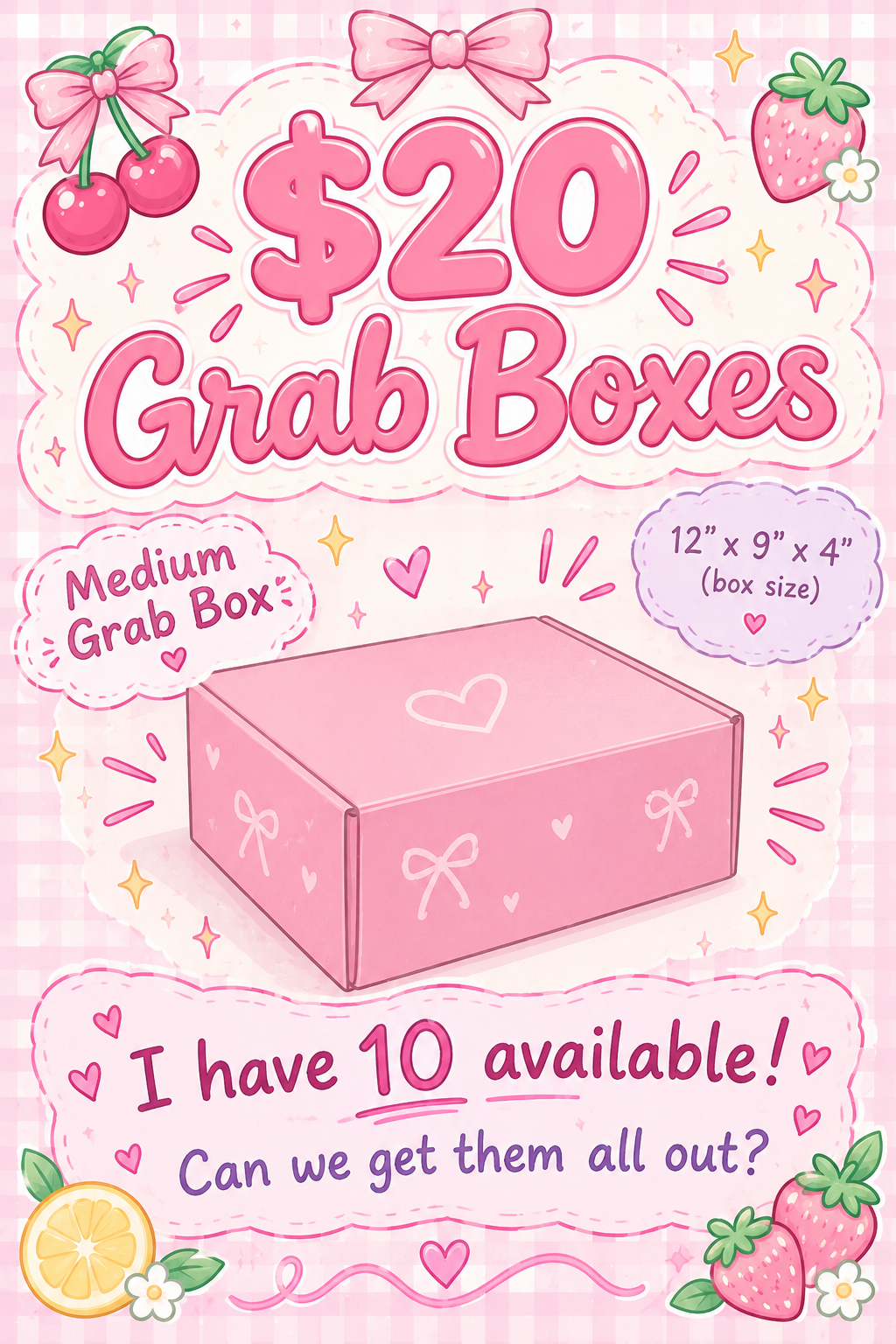 Medium grab box